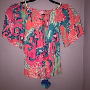 Lily P. Off the Shoulder Blouse